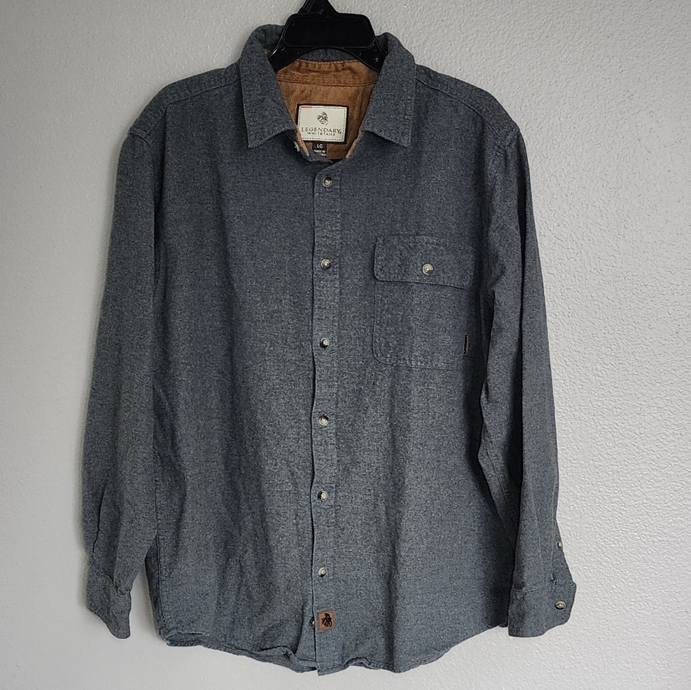 Legendary Mens Flannel Shirt/  LG